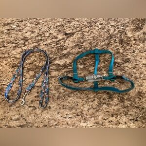 Dog harness with leash size medium